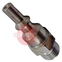 30100395 GasiQ Argon/Mix Reduced 0.7 Male Quick Connector. G1/4