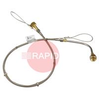 31502200 GasiQ High Pressure Hose for Argon/Mix or Nitrogen - 2m