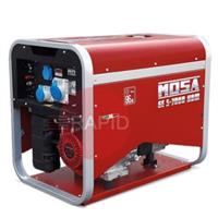 35.CK6L9010 MOSA GE S-7000 HBM Petrol Generator 230V/110V 6.7kVA (6.0kW) Silenced ELCB-GFI, Long Run