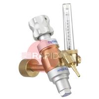 37370100 GasiQ Argon/Mix Optimator for Genie Bottle. 34Lpm. NEVOC Cylinder Connection.