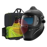4550.466 Optrel Sphere X Quattro Auto Darkening Welding Helmet & E3000X 18 Hour PAPR System, Ready to Weld Package
