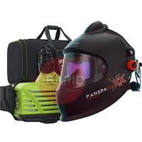 4550.680 Optrel Panoramaxx Pure Air Hybrid Auto Darkening Laser Welding Helmet and E3000X 18 Hours PAPR System, Ready to Weld Package