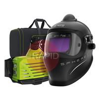 4580.056 Optrel Sphere X 2.5 Auto Darkening Welding Helmet & E3000X 18 Hour PAPR System, Ready to Weld Package