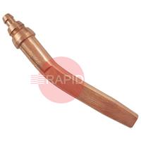 61830800 GasiQ S80 No 8 Bent Gouging Nozzle, 6 - 8mm AGNM