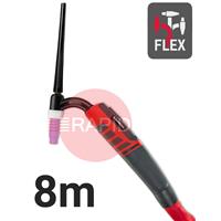 CK-EDS18F08 CK Diamond EDS 18FX Flex Head Water Cooled Tig Torch, 8m