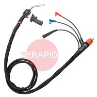 GXE308WA5 Kemppi Flexlite GXe K8 308W A Water Cooled 300A MIG Torch, w/ Euro Connection & GRE80 Torch Remote - 5m