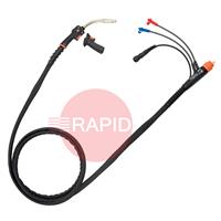 GXE508WA35 Kemppi Flexlite GXe K8 508W A Water Cooled 500A MIG Torch, w/ Euro Connection & GRE80 Torch Remote - 3.5m