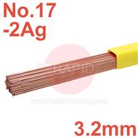 RO1832XX SIF Sifcupron No 17-2Ag, 3.2mm Diameter, EN 1044: CP105, BS: 1845 CP2