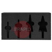 SETFM-VSD-04 HMT VersaDrive STAKIT Small 4 Space InsertFoam for VersaDrive Step Drills 12, 22, 30 & 44mm