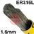 W001053  Esab OK Tigrod 316L Stainless Steel Tig Wire, 1.6mm Diameter x 1000mm Cut Lengths - AWS A5.9 ER316L. 5.0kg Pack