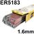 4028.016  Esab OK Tigrod 5183 Aluminium Tig Wire, 1.6mm Diameter x 1000mm Cut Lengths - AWS A5.10 R5183. 2.5kg Pack