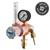 37371014  GasiQ Optimator I Argon/Mix Gas Saver Bottom Entry Regulator. 34Lpm. G5/8