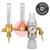 30100765  GasiQ Optimator II Argon/Mix Gas Saver Side Entry Regulator. 34Lpm. G5/8