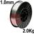 5000.212  1.0mm Aluminium Mig Wire ER4043, (AlSi5) NG21. 200mm Diameter 2 kg Spool