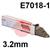 509243-1  Lincoln Electric Conarc 49C Low Hydrogen Electrodes 3.2mm Diameter x 350mm Long. 12.0kg Carton (3 x 4.0kg 108 Rod Packs). E7018-1 H4R