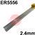 CWCL35  5556 (NG61) Aluminium Tig Wire, 2.4mm Diameter x 1000mm Cut Lengths - AWS 5.10 ER5556. 2.5kg Pack