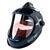 W0200002  Bohler Big Vision Air Grinding Helmet, w/ 180mm x 160mm Viewing Area