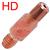 Binzel-M6-HDtip-28  Binzel M6 Heavy Duty Contact Tip, 0.6mm - 1.6mm, 28mm long