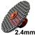 CK-TAS040GSLD  Tungsten Adapter Large Diameter with Screen for 2.4mm Tungsten, CK Gas Saver