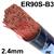 CM2IG24  Bohler CM 2-IG Steel Tig Wire, 2.4mm Diameter x 1000mm Cut Lengths - AWS A5.28 ER90S-B3. 5.0kg Pack