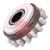 EH-200A-25-3M  Kemppi Duratorque Upper Feed Roller With Steel Bearing For Kempact, Fastmig Synergic & Pulse, Fitweld
