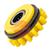 W001053  Kemppi Compressing Feed Roll. 1.4mm to 1.6mm knurled  Yellow