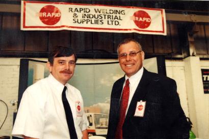 Roy and Rob Edwards. Founders of Rapid Welding