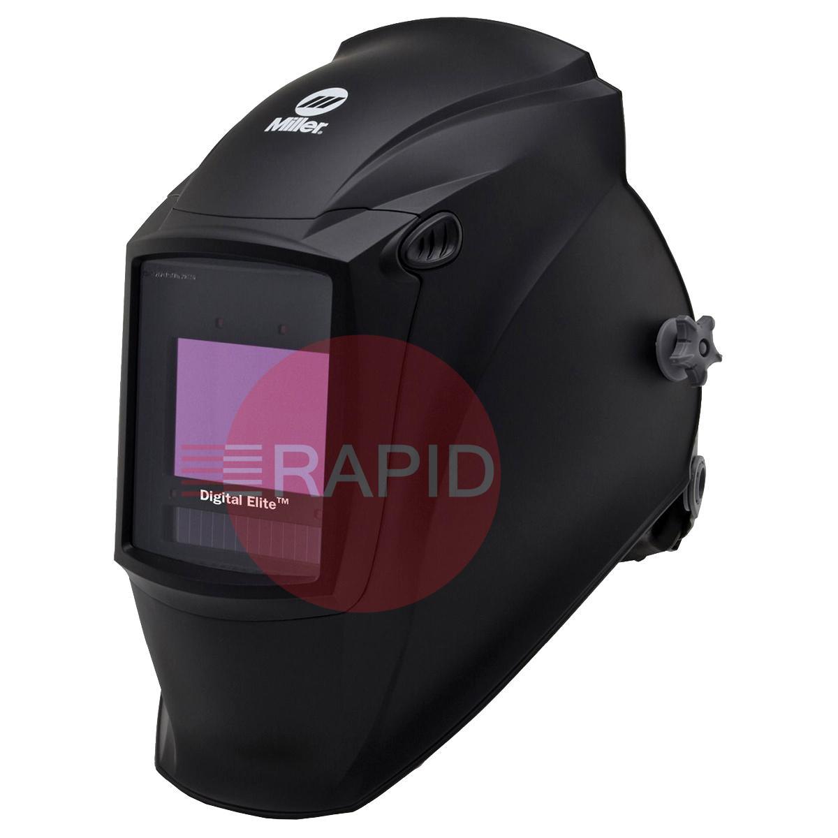 281000  Miller Digital Elite Auto Darkening Welding Helmet, Shade 5-13 - Black