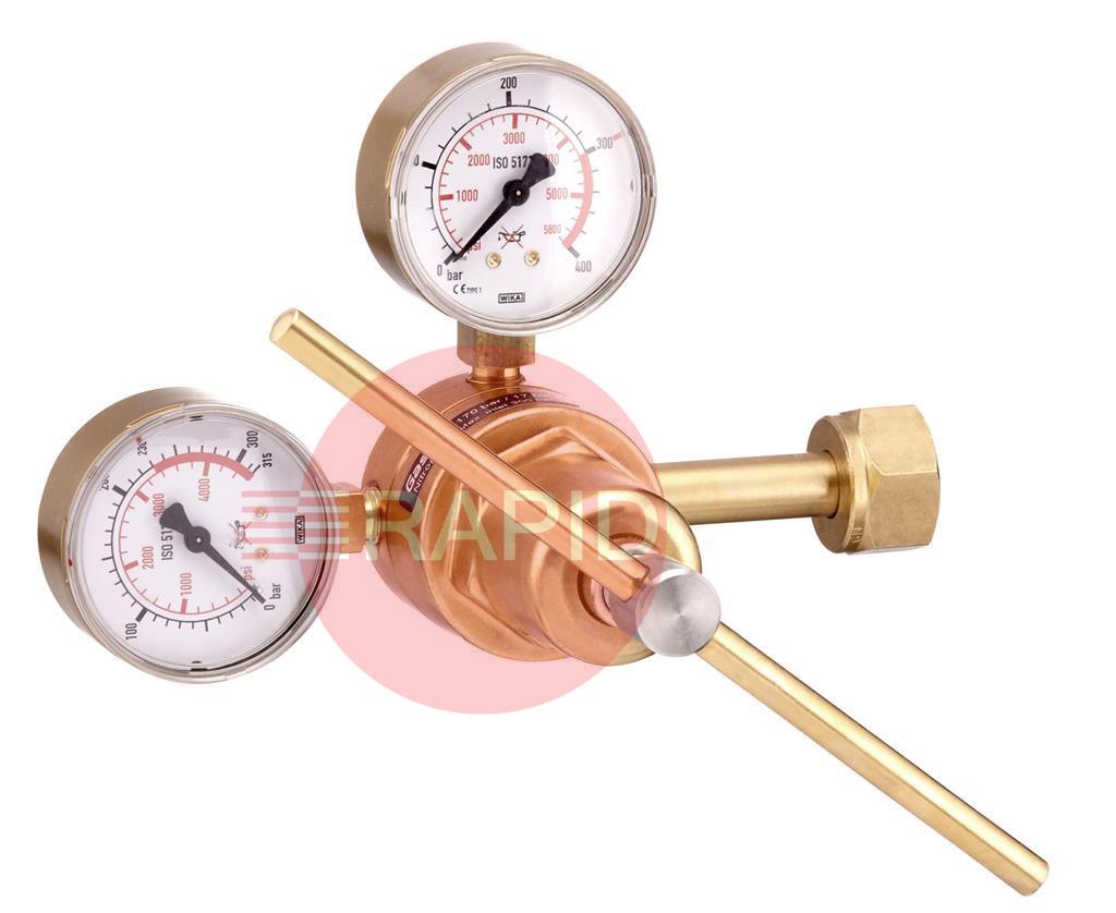 3781-2200  GasiQ High Pressure Regulator Nitrogen 170 Bar W24.32 Inlet 1/4 NPT Outlet