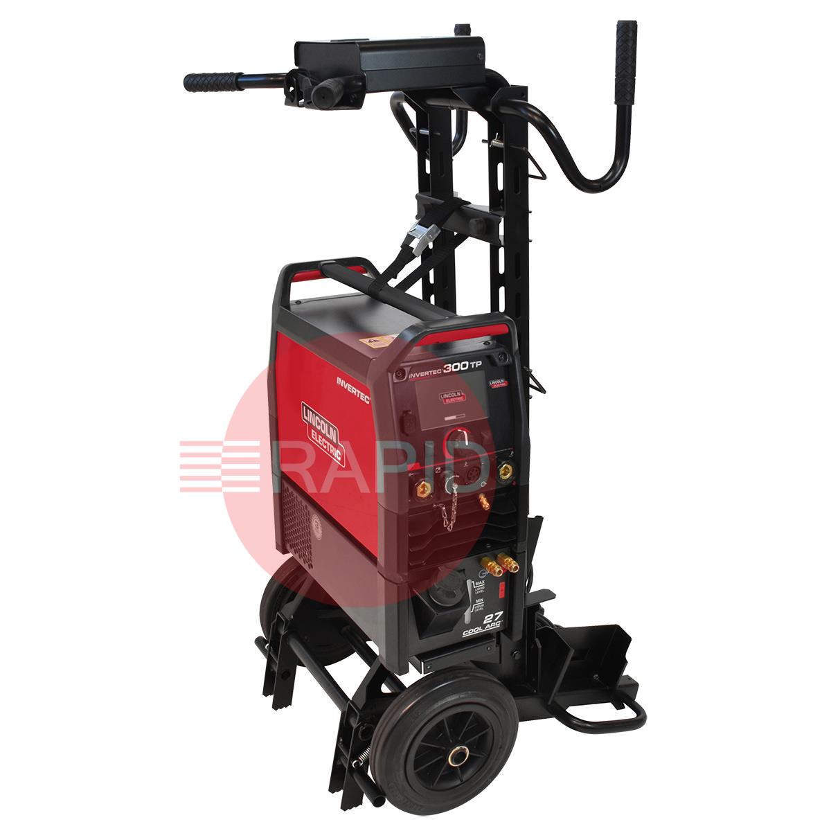 K14387-1P  Lincoln Invertec 300TP DC TIG Inverter Welder Ready To Weld Package - 415v, 3ph