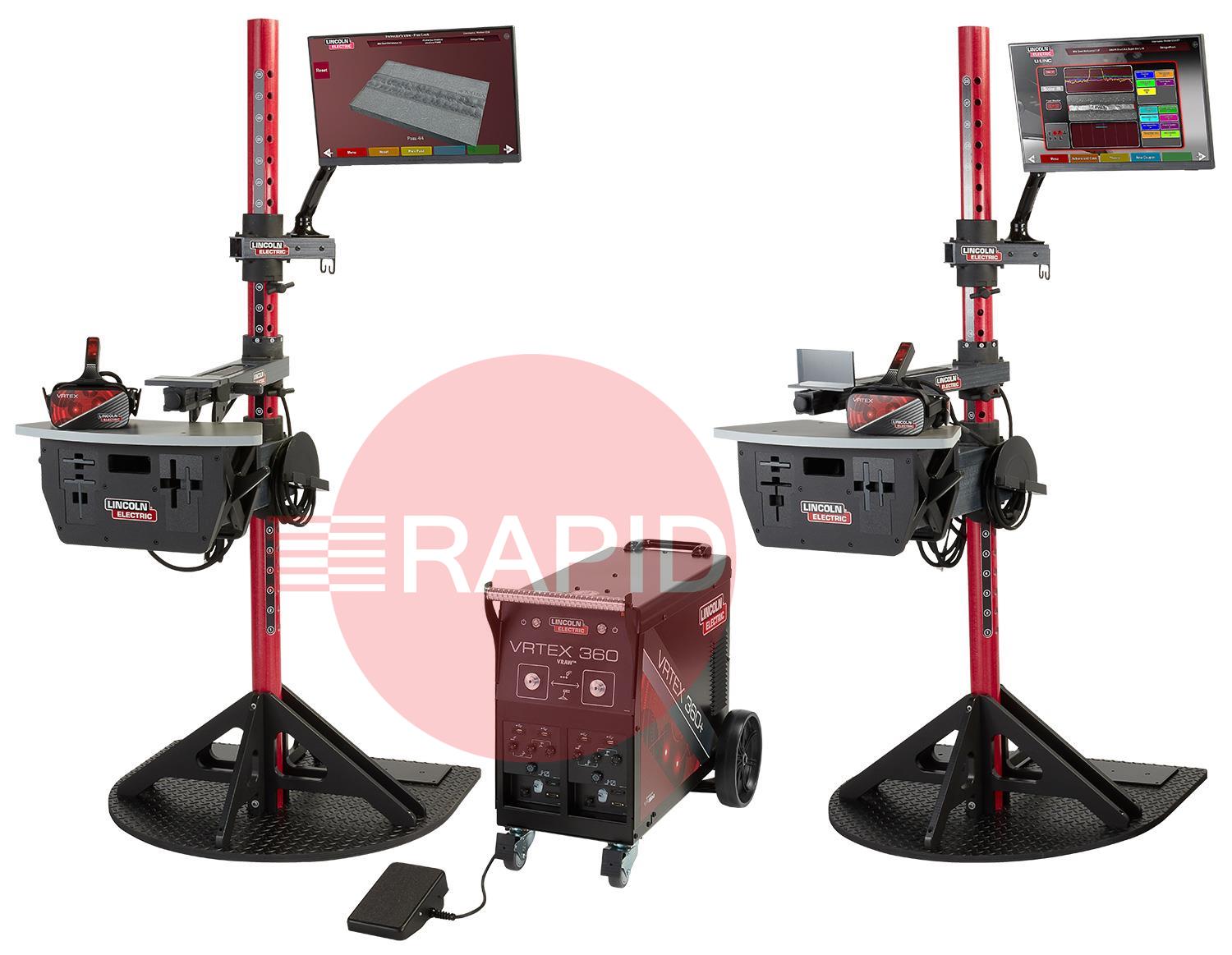Lincoln VRTEX® 360+ Dual User Virtual Reality Welding Training ...