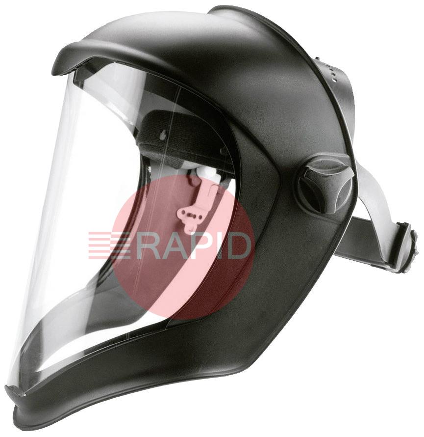 PUL1011624  Honeywell Bionic Face Shield Helmet - Clear Polycarbonate Visor with Anti-Scratch & Fog-Ban Coating (Impact), EN 166:2001