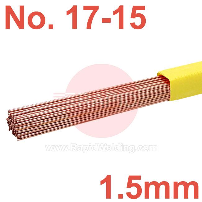 RO181506  SIF Sifcupron No 17-15Ag, 1.5mm Diameter (6 Rod Pkt) EN 1044: CP102, BS: 1845 CP1
