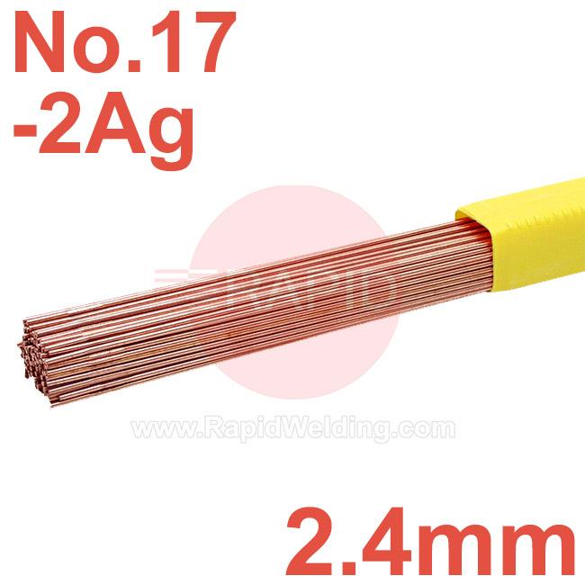 RO1824XX  SIF Sifcupron No 17-2Ag, 2.4mm Diameter, EN 1044: CP105, BS: 1845 CP2