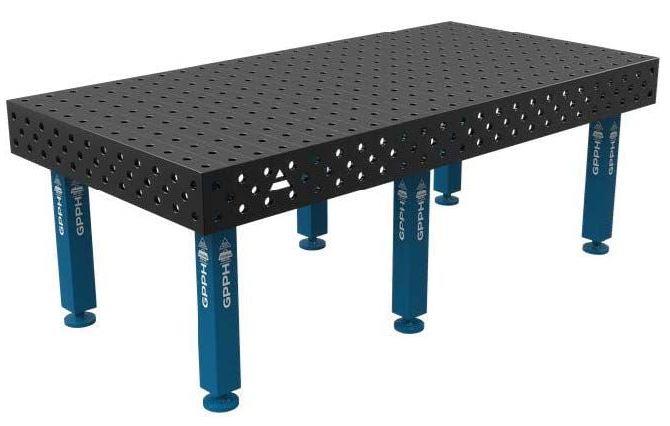 TWT.PRO.240120  GPPH Traditional Pro Welding Table 2.4m x 1.2m. 28mm Slots.