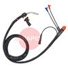 GXE408WA8  Kemppi Flexlite GXe K8 408W A Water Cooled 400A MIG Torch, w/ Euro/Amphenol Connection & GRE80 Torch Remote - 8m